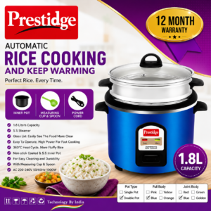 Prestidge Rice Cooker 1.8L