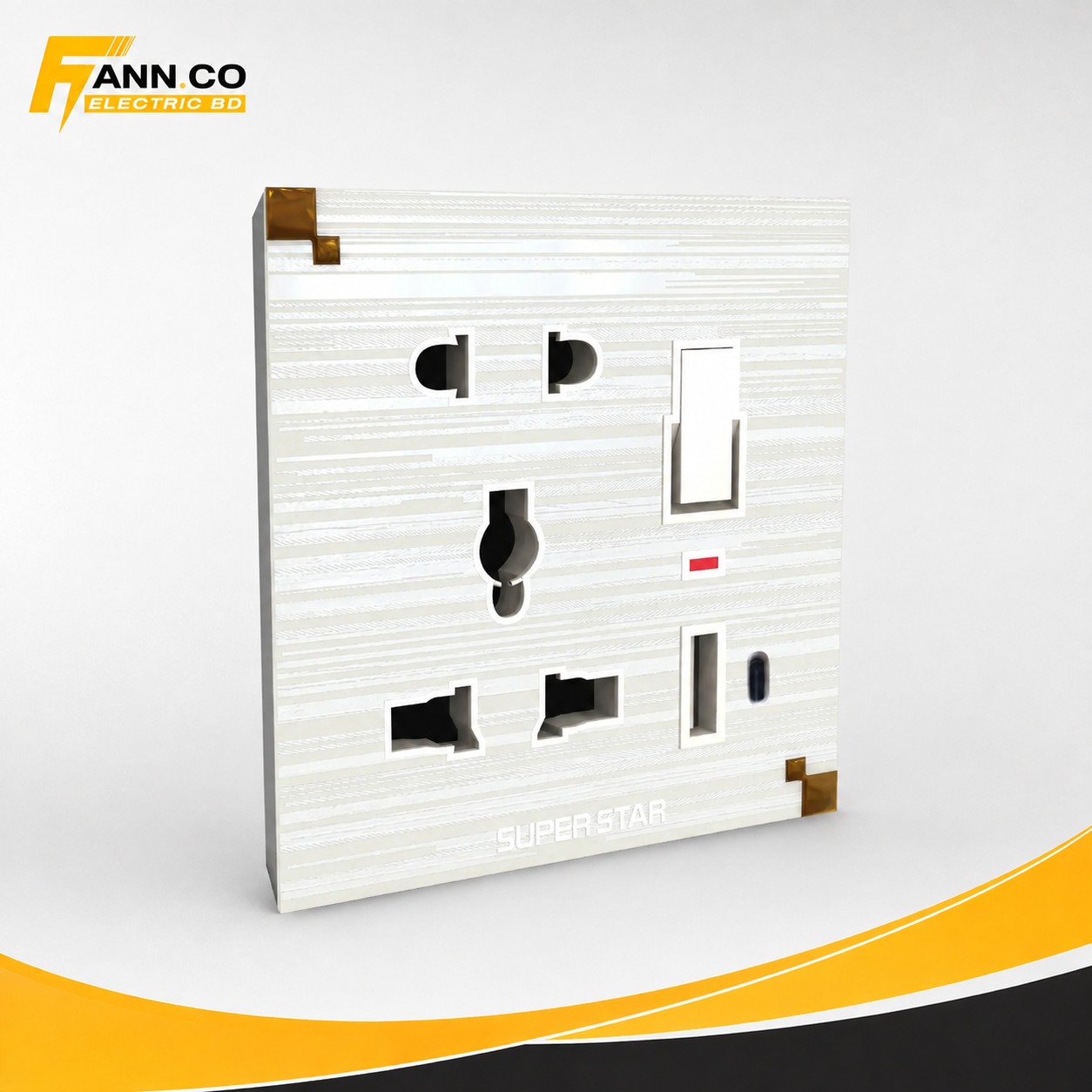 Super Star 2 & 3 Pin Multi Socket