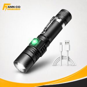 Long Shot Zoomable Powerful USB rechargeable Waterproof led flashlight 2222